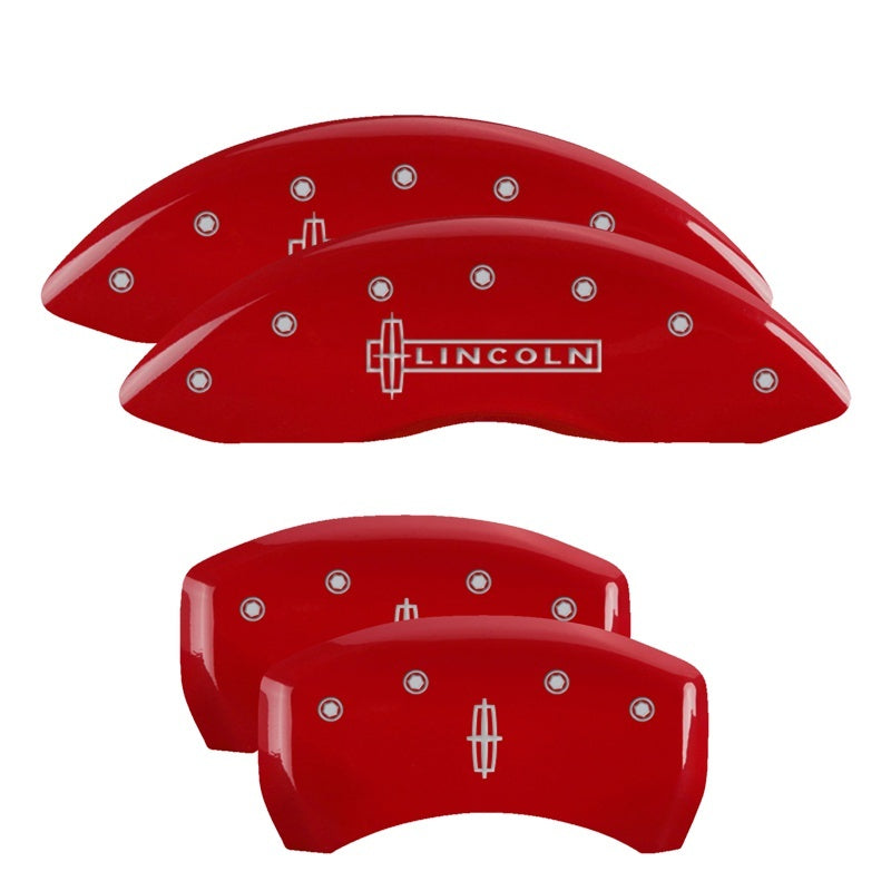 MGP 36009SLC1RD Red Aluminum Caliper Covers for Lincoln Navigator