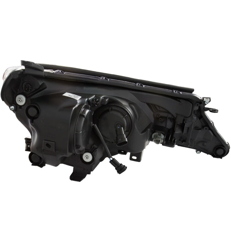 ANZO 2013-2015 Toyota Rav4 Projector Headlights w/ Plank Style Design Black-SR1 Performance