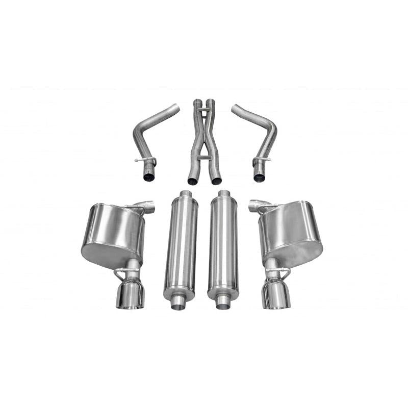 Corsa 2011-2014 Chrysler 300 R/T 5.7L V8 Polished Xtreme Cat-Back Exhaust-SR1 Performance