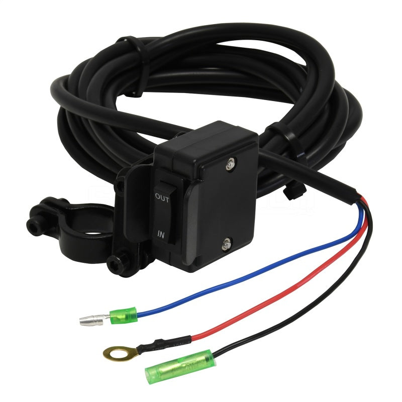 Superwinch 4500 LBS 12V DC 1/4in x 50ft Synthetic Rope Terra 4500SR Winch - Gray Wrinkle-SR1 Performance