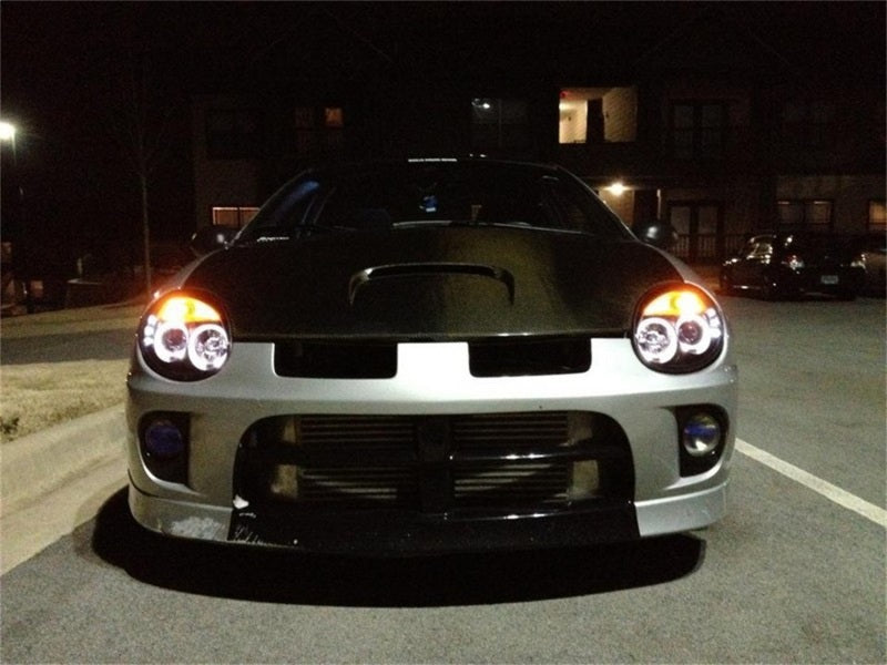Spyder Dodge Neon 03-05 Projector Headlights LED Halo LED Black High H1 Low H1 PRO-YD-DN03-HL-BK-SR1 Performance