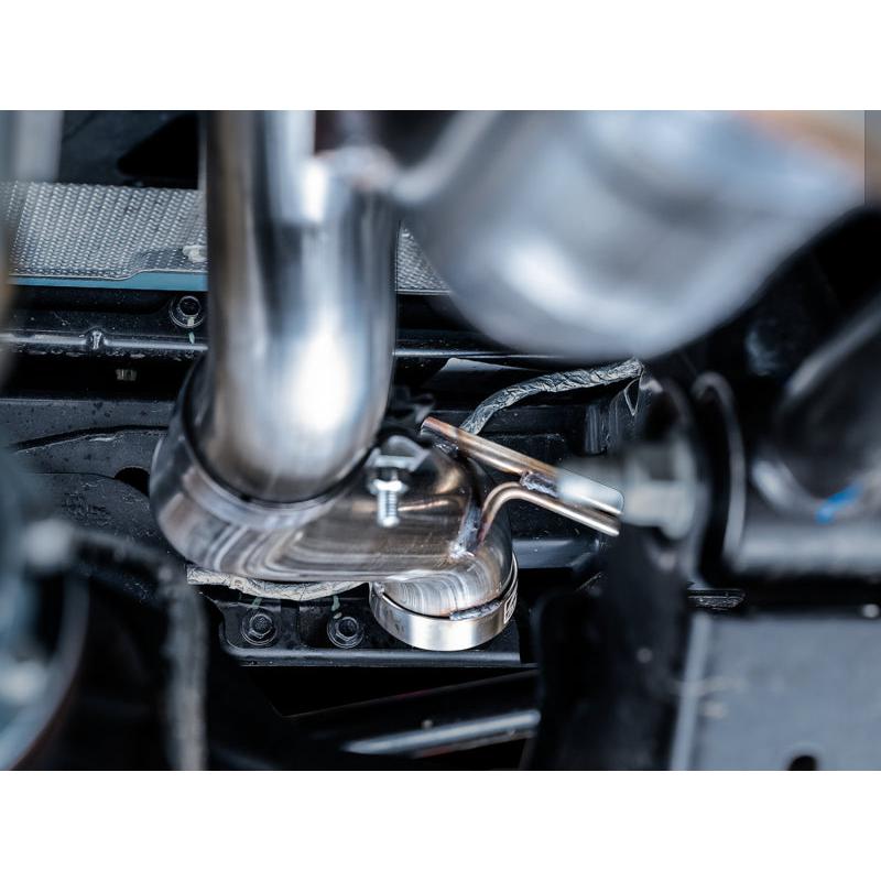 AWE Tuning 2021+ Ford Bronco 0FG Exhaust (No Tips) w/ Bash Guard-SR1 Performance