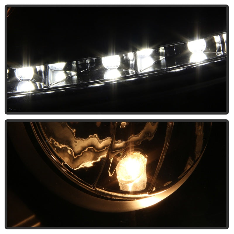 Spyder Volkswagen GTI 06-09/Jetta 06-09 Xenon/HID Model Only - DRL Black PRO-YD-VG06-HID-DRL-BK-SR1 Performance