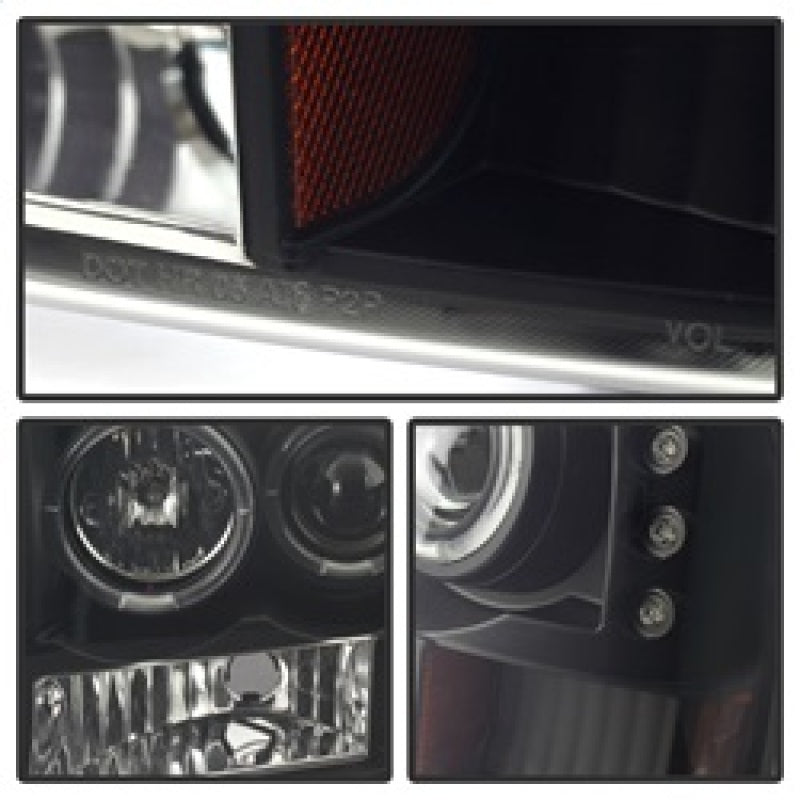 Spyder Ford F250 Super Duty 99-04 Projector Version 2 LED Halo LED Blk Smke PRO-YD-FF25099-1P-G2-BSM-SR1 Performance
