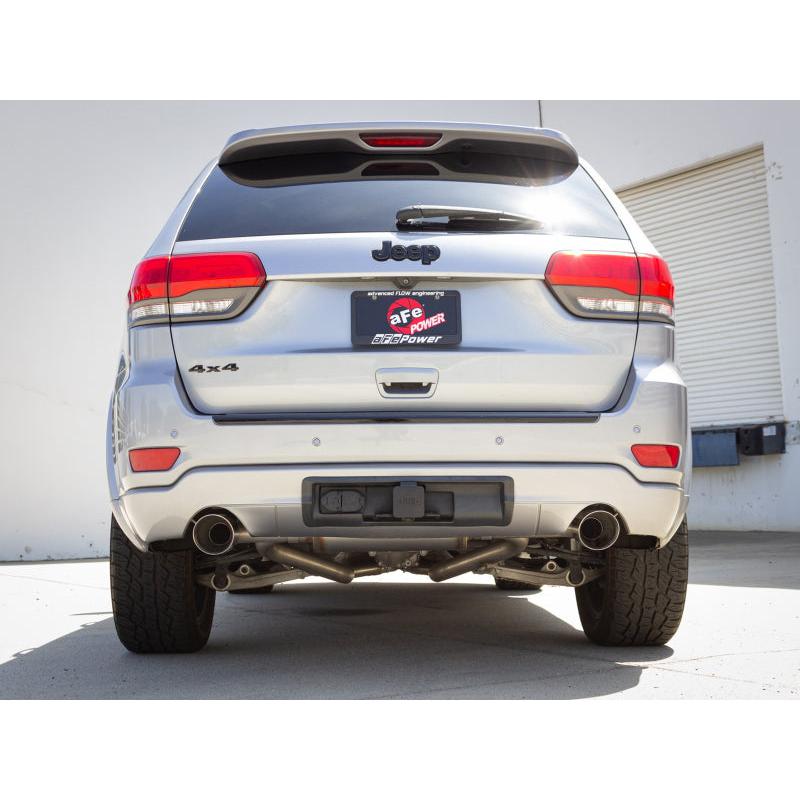aFe Vulcan Series 2.5in 304SS Cat-Back Exhaust 11-19 Jeep Grand Cherokee (WK2) 5.7L w/ Polished Tips-SR1 Performance