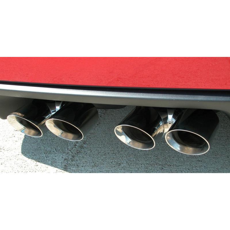 Corsa 2006-2013 Chevrolet Corvette C6 Z06 7.0L V8 Polished Sport Axle-Back Exhaust-SR1 Performance