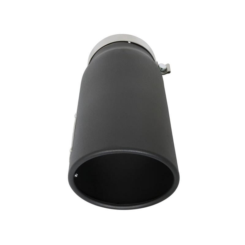 aFe Power MACH Force-Xp 5in In x 6in Out x 15in L Bolt-On 409 SS Exhaust Tip - Black-SR1 Performance
