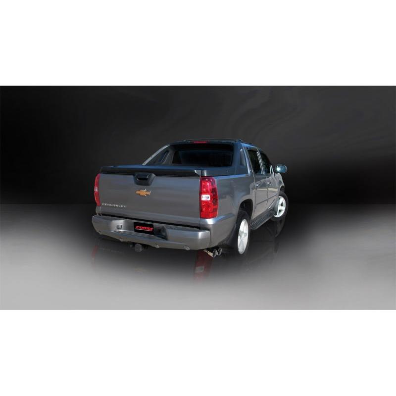 Corsa 2007-2008 Chevrolet Suburban 1500 5.3L V8 Polished Sport Cat-Back Exhaust-SR1 Performance