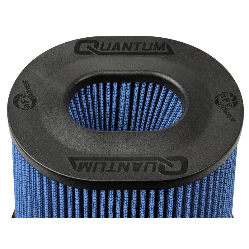 aFe Quantum Pro-5 R Air Filter Inverted Top - 5in Flange x 9in Height - Oiled P5R-SR1 Performance