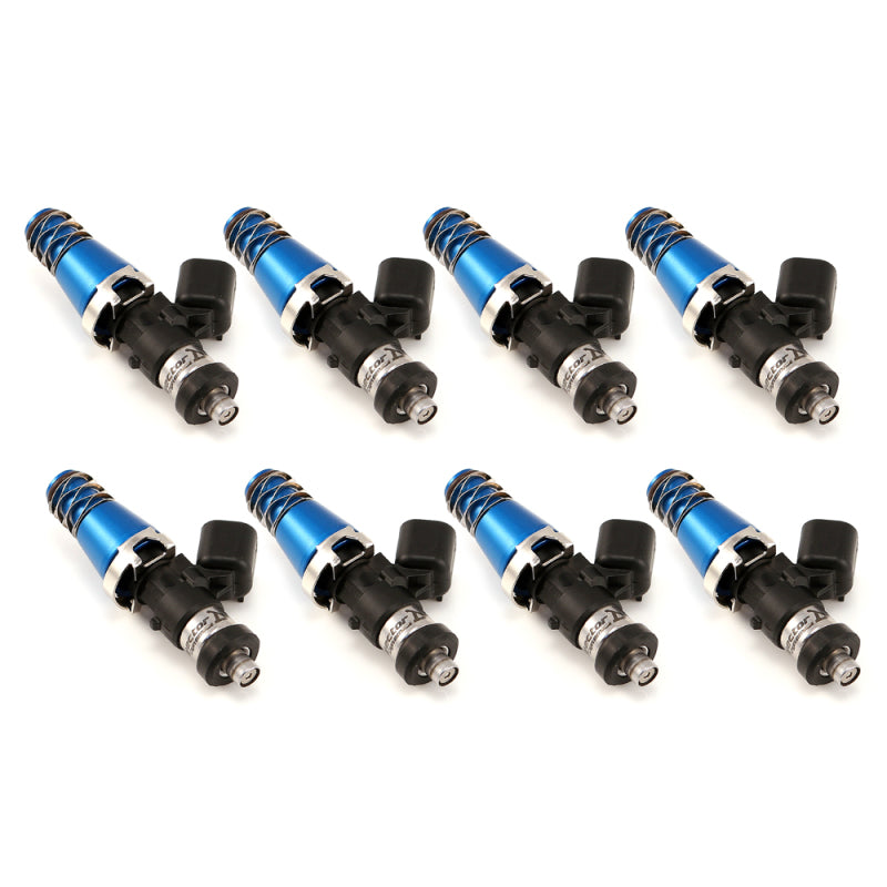 Injector Dynamics ID1050X Injectors 11mm (Blue) Adaptor Tops Denso Lower Cushions (Set of 8)-SR1 Performance