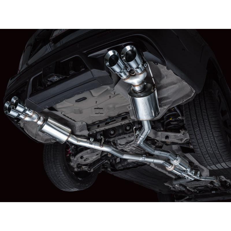 AWE Tuning 2020+ Ford Explorer ST Touring Edition Exhaust w/ Chrome Silver Tips-SR1 Performance