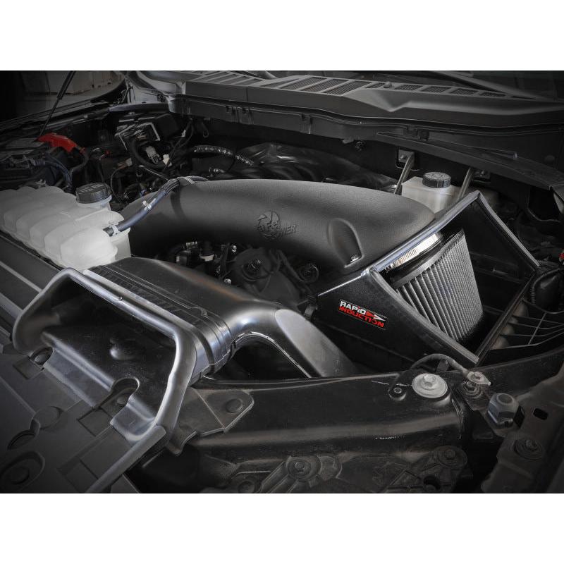 aFe Rapid Induction Cold Air Intake System w/Pro DRY S Filter 2021+ Ford F-150 V8-5.0L-SR1 Performance