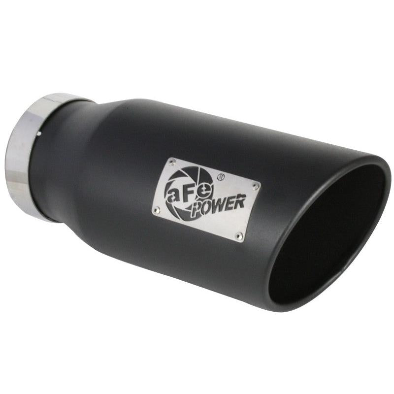 aFe Large Bore-HD 5in 409SS DPF-Back Exhaust System w/Black Tip 19-20 Ram Diesel Trucks L6-6.7L (td)-SR1 Performance