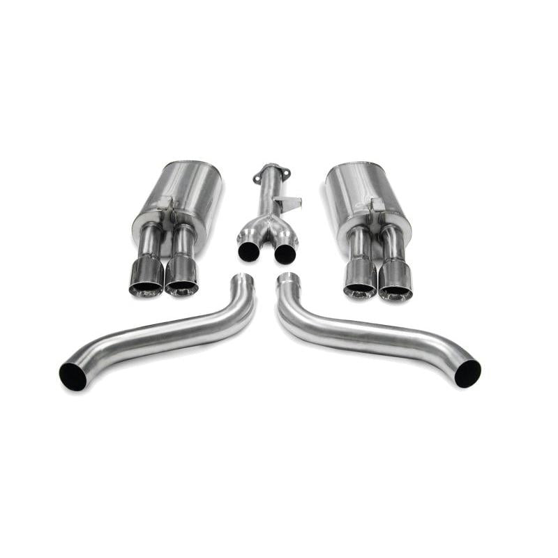Corsa 1986-1991 Chevrolet Corvette C4 5.7L V8 L98 Polished Sport Cat-Back Exhaust-SR1 Performance