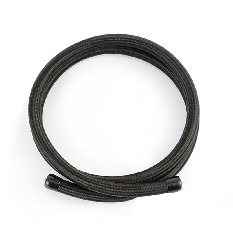 Mishimoto 6Ft Stainless Steel Braided Hose w/ -6AN Fittings - Black-SR1 Performance