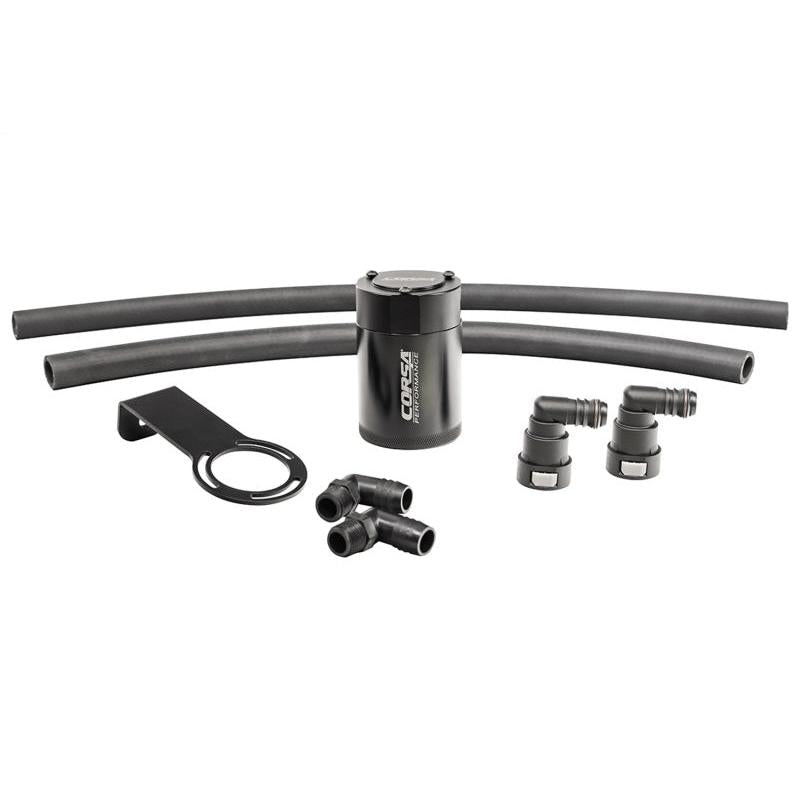 Corsa 2021-2024 Dodge Ram TRX Crew Cab Aluminum Oil Catch Can w/Mounting Bracket-SR1 Performance