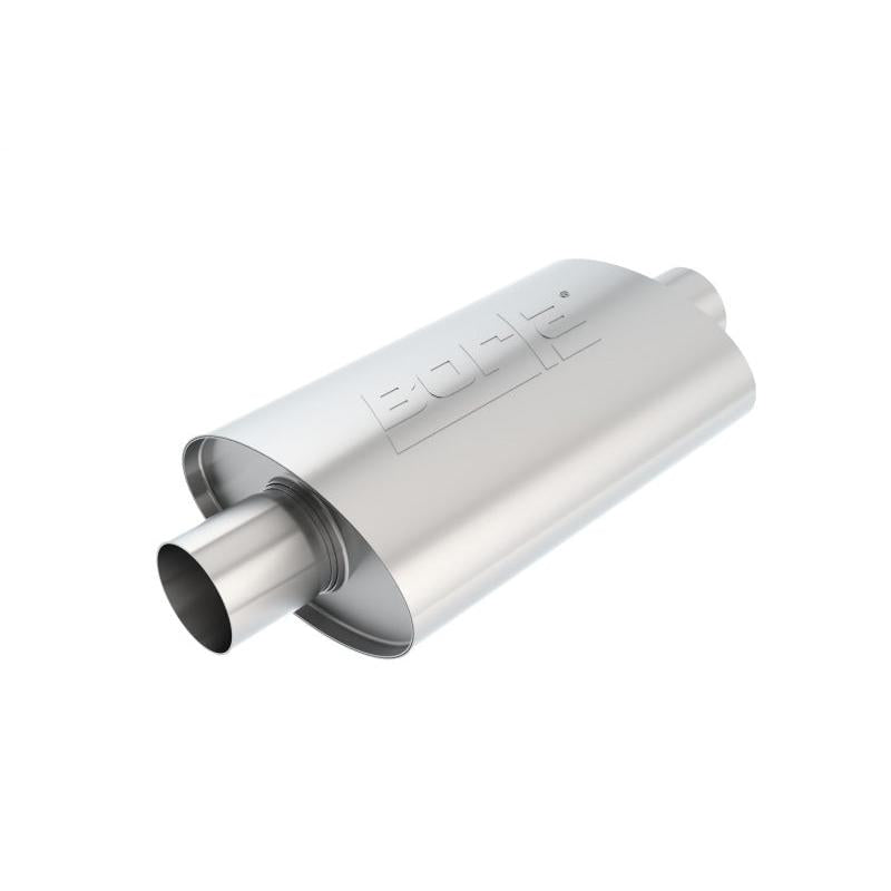 Borla XR-1 Racing Sportsman 2 1/2 inch Outlet / 2 1/2 inch Inlet 12in Case Oval Muffler-SR1 Performance