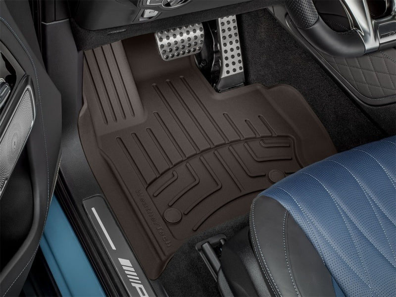 WeatherTech Rear FloorLiner HP for 2019-2024 Mercedes-Benz G-Class SUV in Cocoa - Custom Fit and High Performance Protection