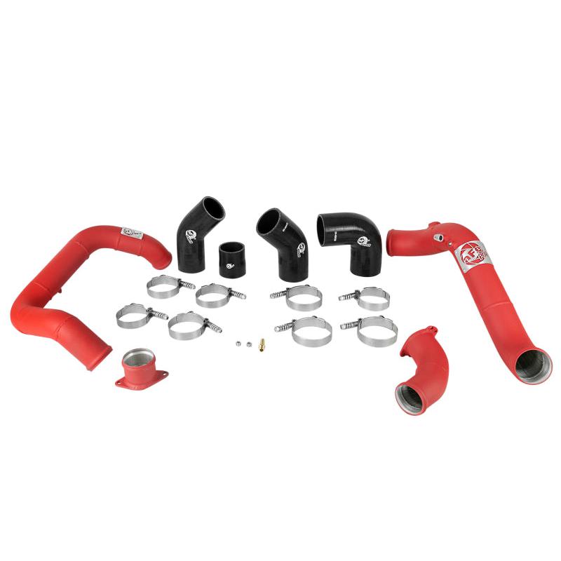 aFe Bladerunner 2.25in & 2.5in Intercooler Tubes Hot & Cold 16-18 Honda Civic I4-1.5L (t) - Red-SR1 Performance
