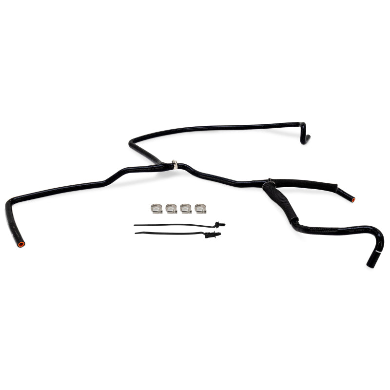 Mishimoto 15-16 Ford 6.7L Powerstroke Coolant Overflow Hose * Silicone Replacement with One-Way Valve