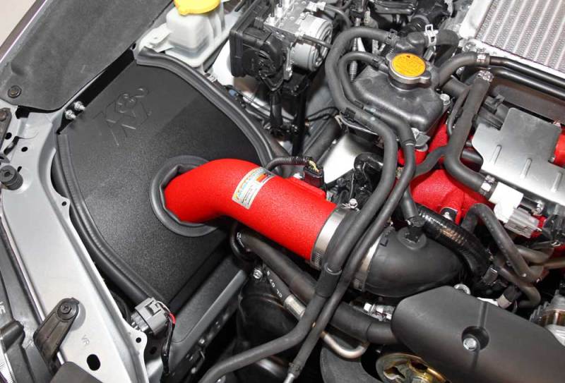 K&N 2015 Subaru WRX-STI 2.5L H4 Red Typhoon Short Ram Intake-SR1 Performance