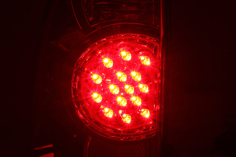 ANZO 2005-2015 Toyota Tacoma LED Taillights Smoke-SR1 Performance