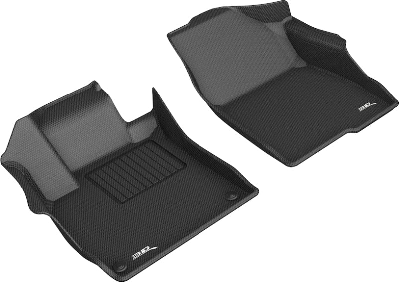 3D MAXpider 2018-2020 Honda Accord Kagu 1st Row Floormat - Black-SR1 Performance