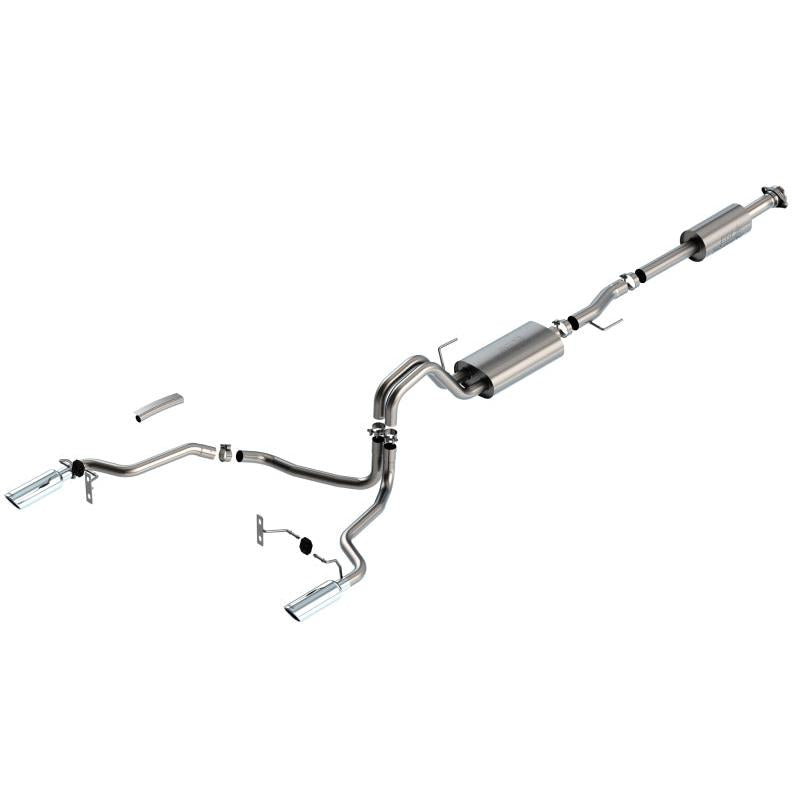 Borla F-150 2021 2.7L/3.5L 4dr CC SB EC STB Lari/King R/Plinum/LTD 3/2.25 SRE CB Touring CHR Tips-SR1 Performance