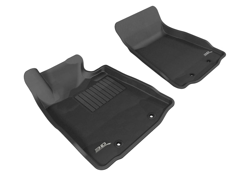 3D MAXpider 2009-2019 Nissan 370Z Kagu 1st Row Floormat - Black-SR1 Performance