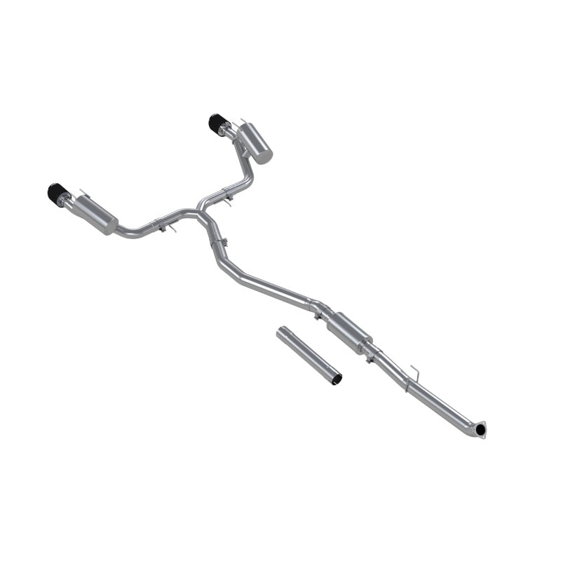 MBRP 22-24 Honda Civic SI 1.5L T304 SS 3in Cat-Back Exhaust 2.5in Dual Split Rear w/ CF Tips-SR1 Performance