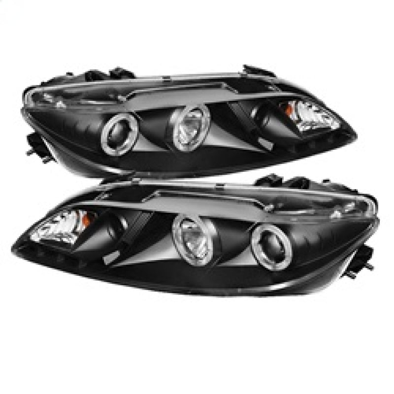 Spyder Mazda 6 03-05 With Fog Lights Projector Headlights LED Halo DRL Blk PRO-YD-M603-FOG-DRL-BK-SR1 Performance