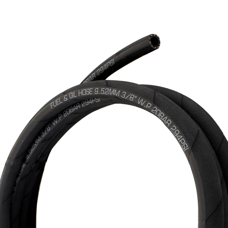 Mishimoto Push Lock Hose, Black, -6AN, 240in Length-SR1 Performance