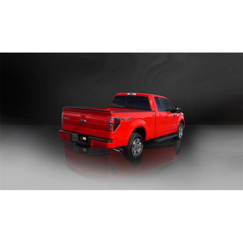 Corsa 2011-2014 Ford F-150 5.0L V8 Polished Sport Cat-Back Exhaust-SR1 Performance