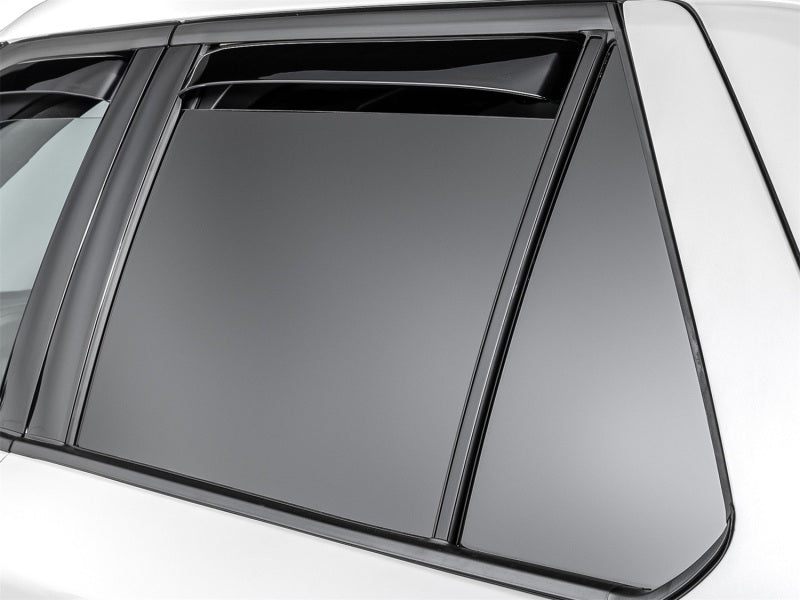WeatherTech Rear Side Window Deflectors for Ford Explorer 2020-2025 with Dark Tint (Part #81954IM)