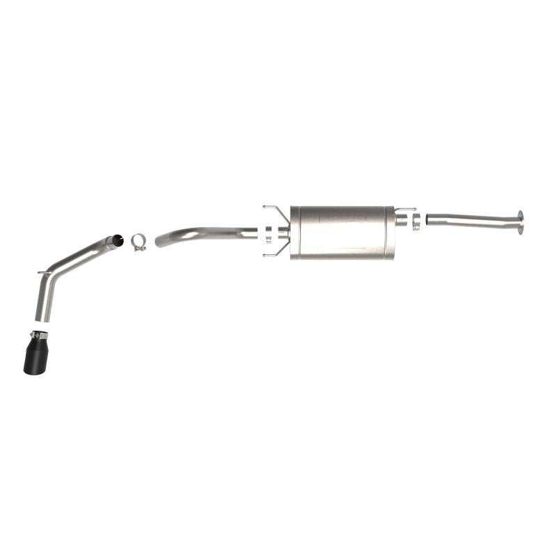 aFe 16-22 Toyota Tacoma Apollo GT Series 2.5in. - 3in. 409 SS Cat-Back Exhaust System w/ Black Tip-SR1 Performance