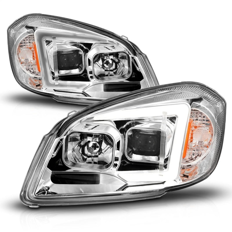 ANZO 05-10 Chevrolet Cobalt / 07-10 Pontiac G5 LED Projector Headlights Black Housing-SR1 Performance