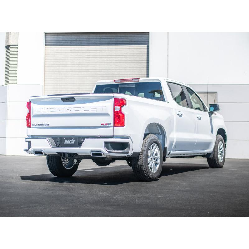 Borla 2019 Chevrolet Silverado / GMC Sierra 1500 S Type Catback Exhaust - 2.75in Pipe Diameter-SR1 Performance