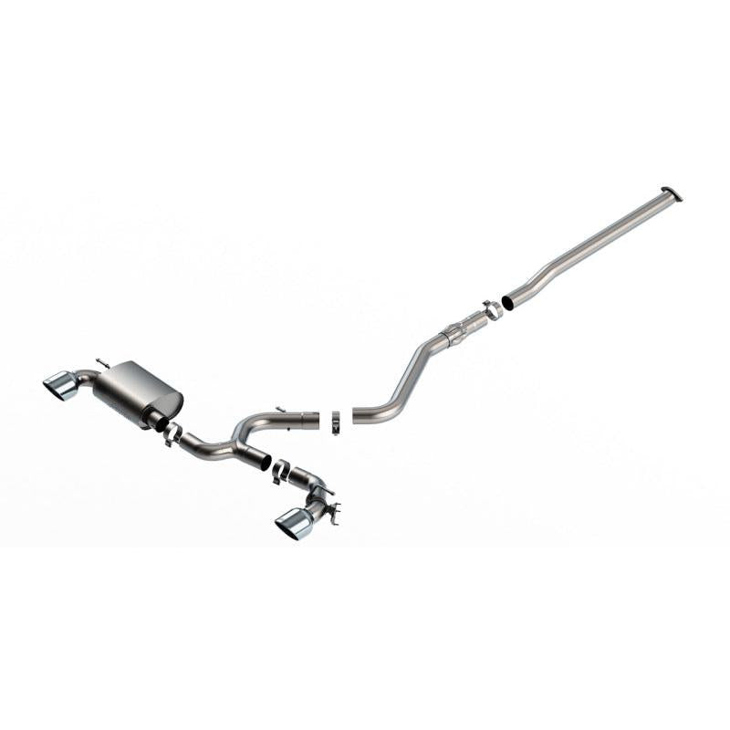 Borla 22-23 Hyundai Kona N 2.0L 4 CYL. Turbo AT/MT ATAK Catback Exhaust Bright Chrome-SR1 Performance
