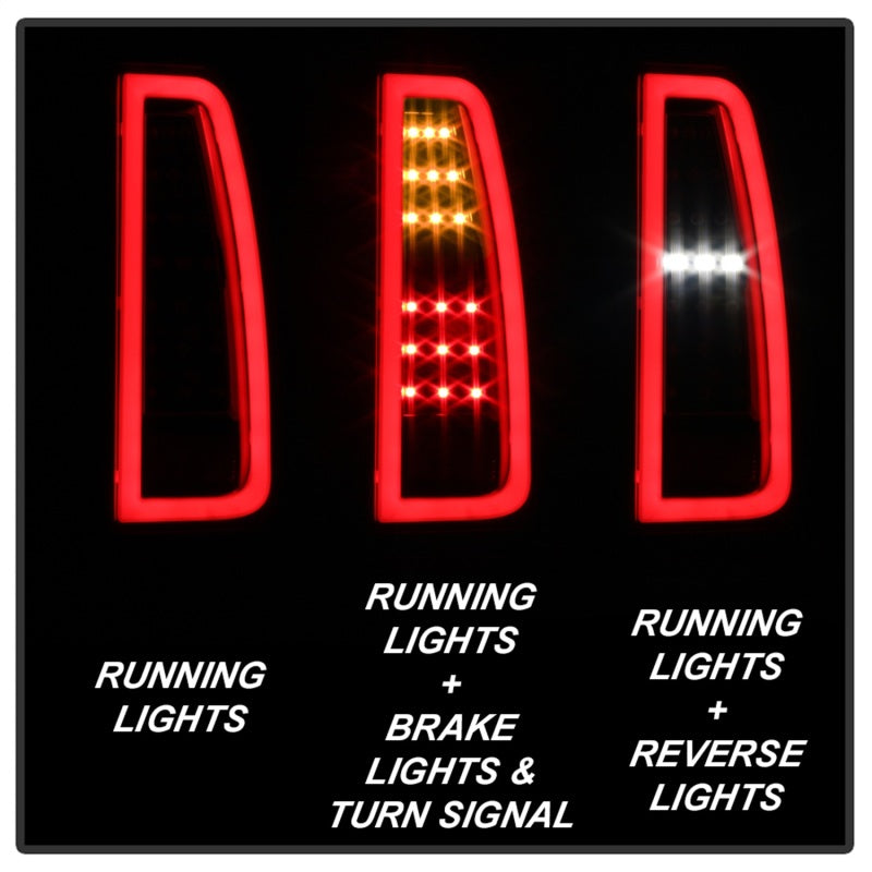 Spyder 15-17 GMC Yukon LED Tail Lights - Black (ALT-YD-GY15-LED-BK)-SR1 Performance