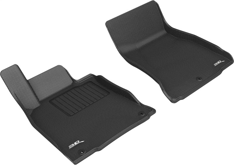 3D MAXpider 2019-2023 Genesis G70 RWD Kagu 1st Row Floormat - Black-SR1 Performance
