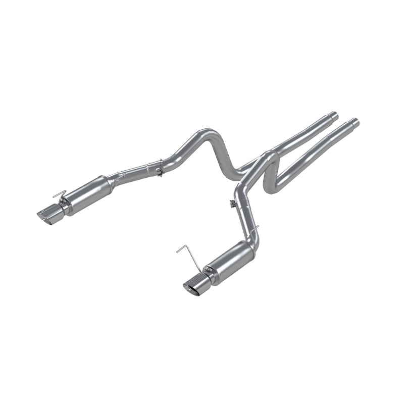 MBRP 05-09 Ford Shelby GT500 / GT Dual Split Rear Race Version, T409 4in Tips Exhaust System-SR1 Performance