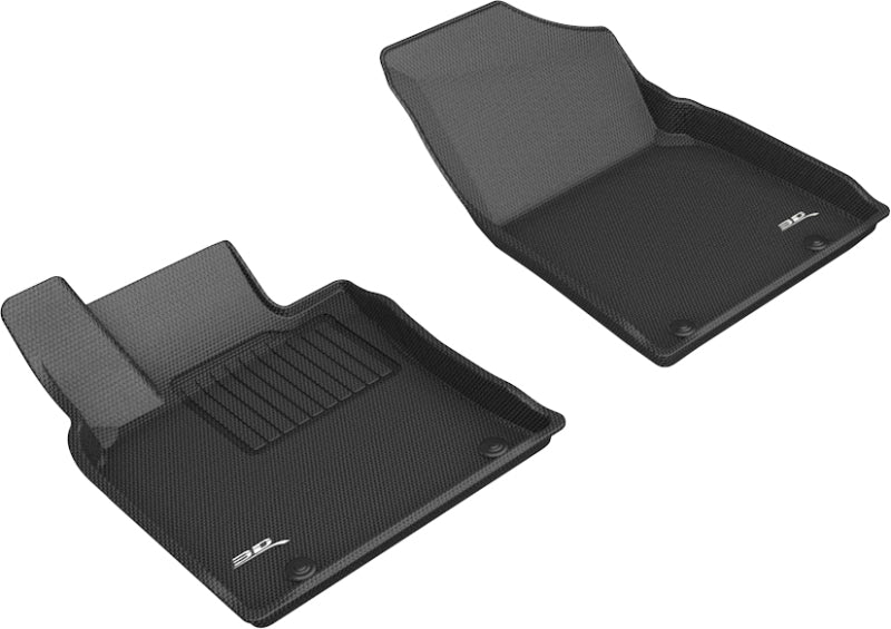 3D MAXpider 2019-2020 Lexus ES Kagu 1st Row Floormat - Black-SR1 Performance