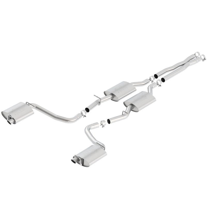 Borla 15-16 Dodge Charger R/T 5.7L No Tip Use Factory Valence Single Split Rear Exit ATAK Exhaust-SR1 Performance