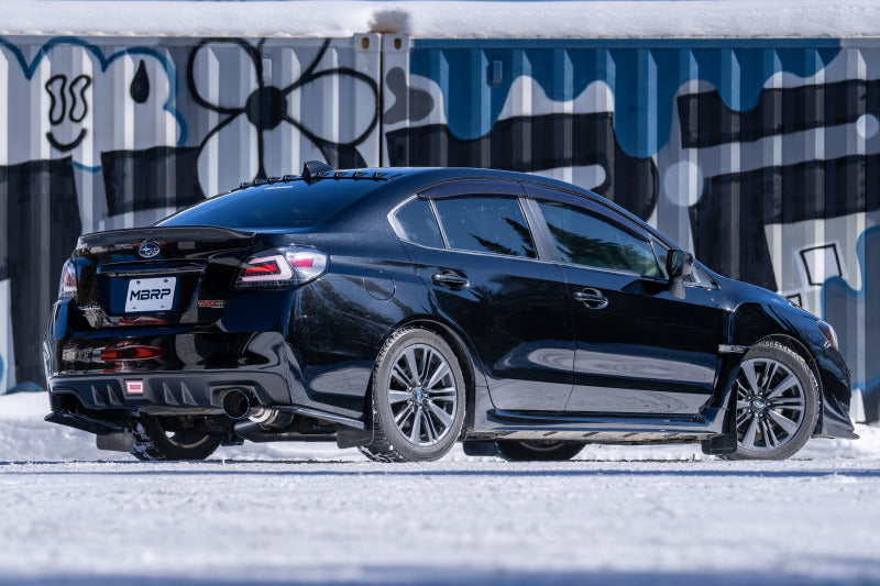 MBRP 15-21 Subaru WRX 2.0L/STI 2.5L/ 11-14 Sed. 3in Cat-Back Single Rear Exit w/ Burnt End Tips-T304-SR1 Performance