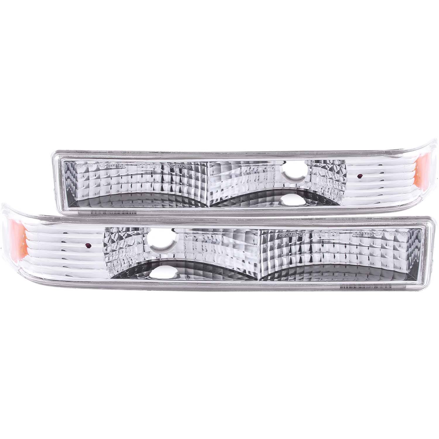 CHEVY S-10 / S-10 BLAZER 98-04 PARKING/SIGNAL LIGHTS CHROME EURO AMBER