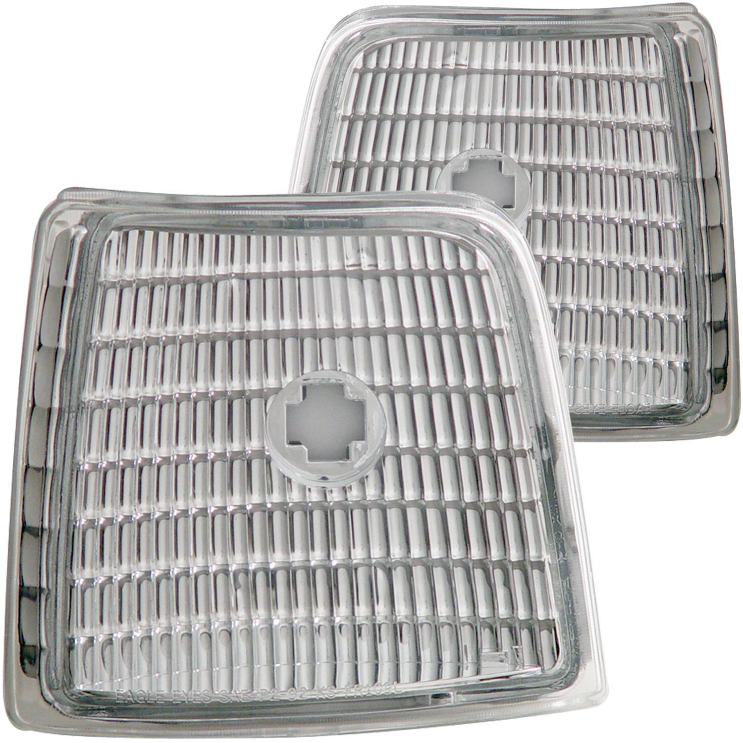 FORD F-150/BRONCO 92-96 / F-250/350 92-98 SIDE MARKER CHROME EURO CLEAR