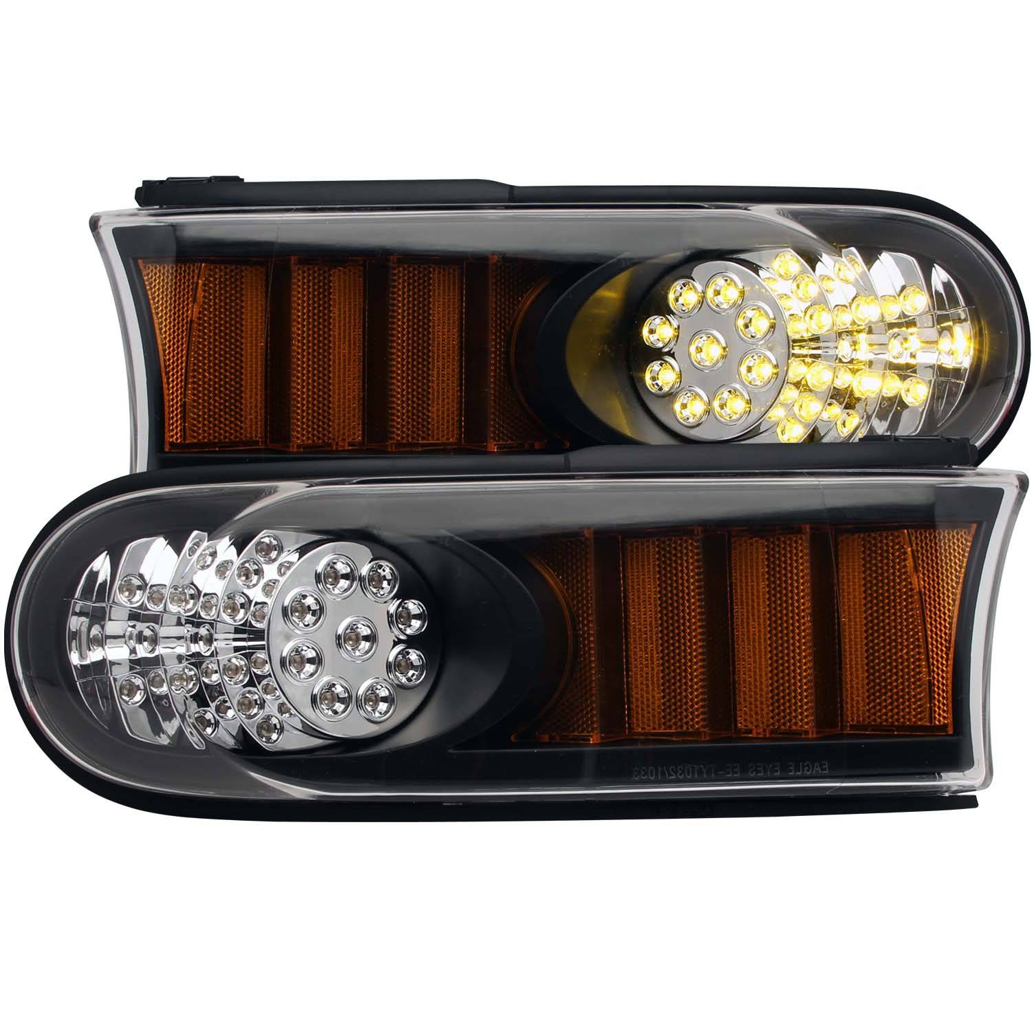 TOYOTA FJ CRUISER 07-14 LED PARKING LIGHTS BLACK