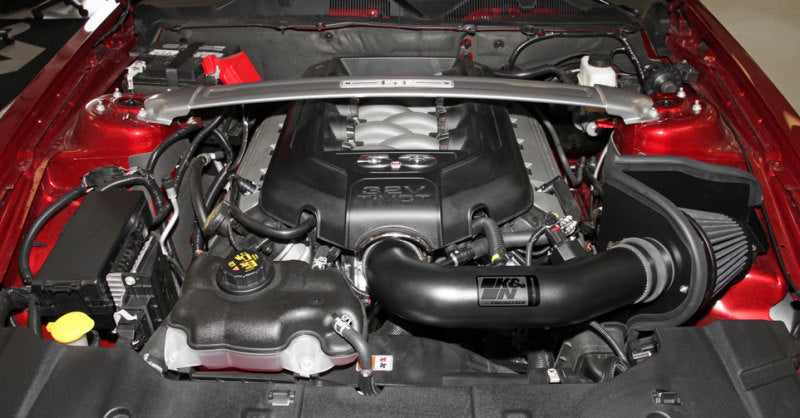 K&N 11-14 Ford Mustang GT 5.0L V8 Black Performance Intake Kit-SR1 Performance