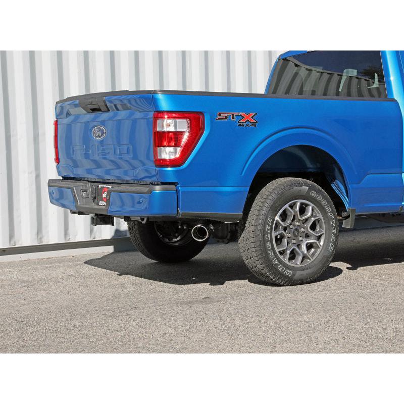 aFe Apollo GT 3in 409 SS Cat-Back Exhaust 2021 Ford F-150 V6 2.7L/3.5L (tt)/V8 5.0L w/ Polished Tips-SR1 Performance