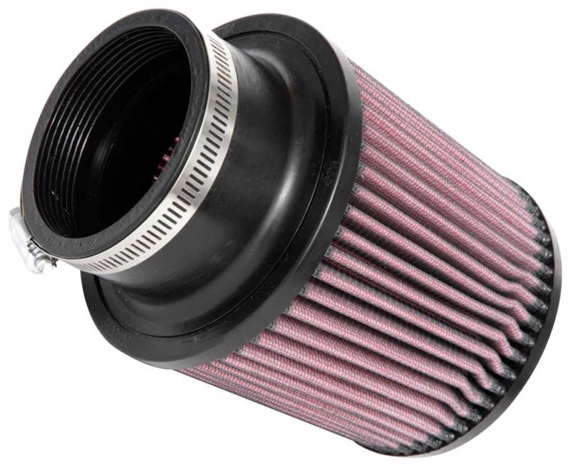 K&N Universal Clamp-On Air Filter 3in FLG / 5in B / 4-1/2in T / 5in H-SR1 Performance